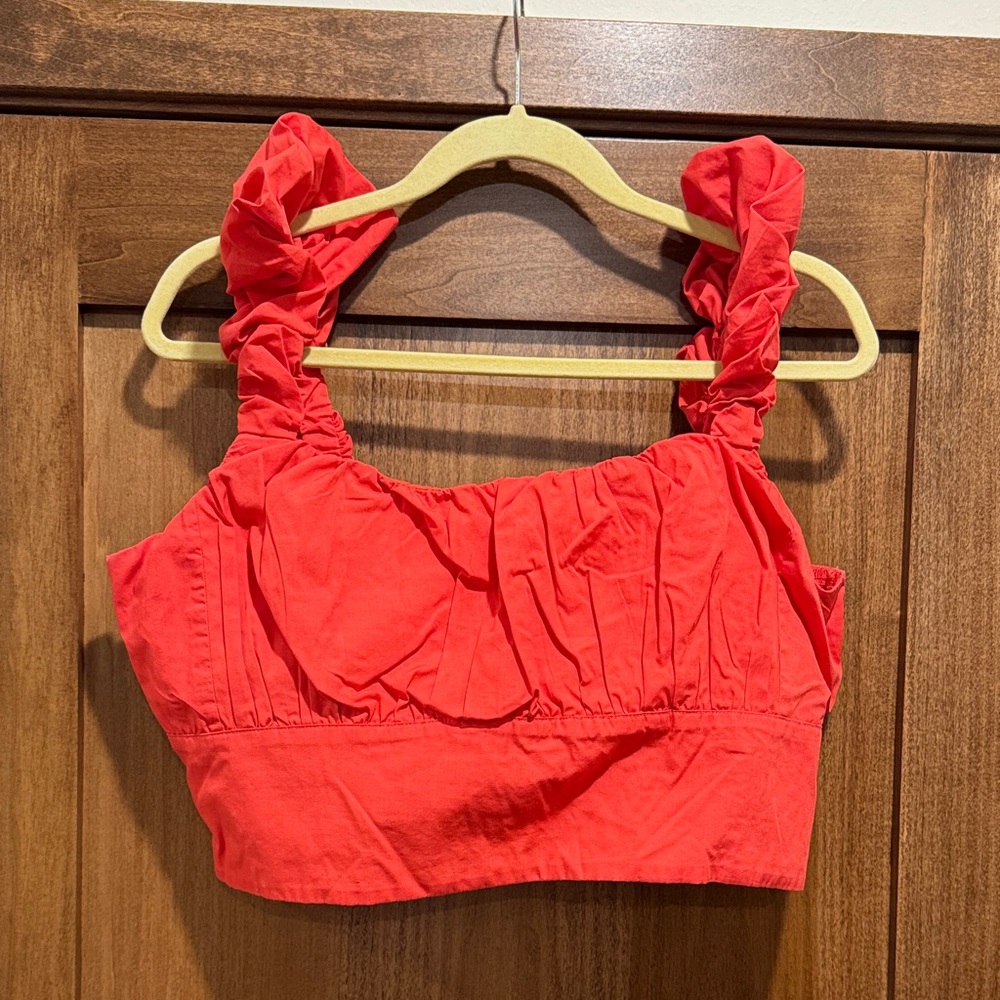 Abercrombie & Fitch Bright Red Top